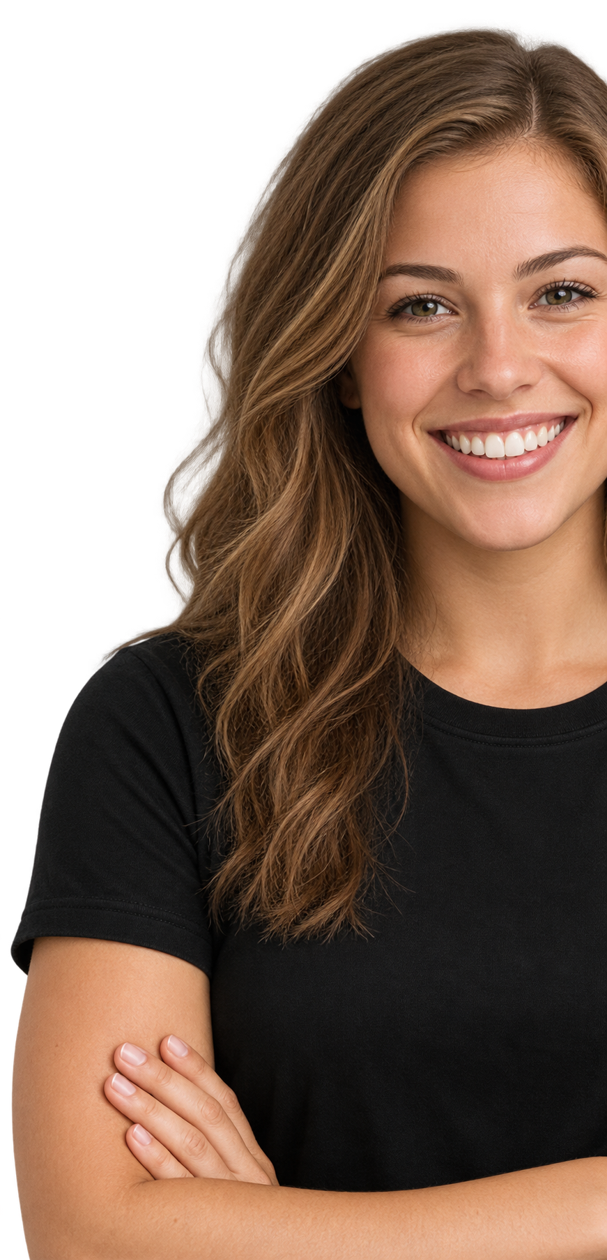 Smiling female student